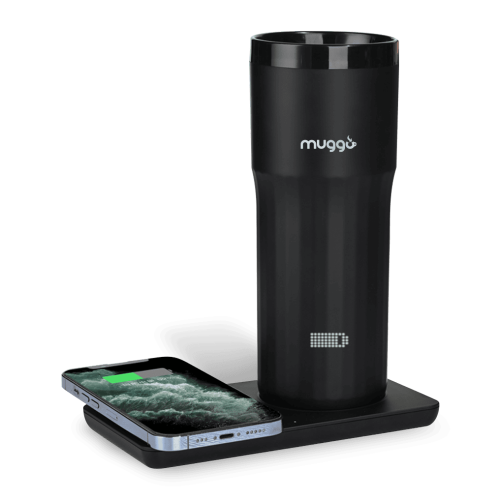 Muggo Travel Mug - inteligentny kubek podróżny 355ml Czarny OUI4 