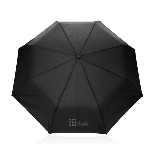 Mały parasol automatyczny 21" Kaycey AWARE™ RPET Czarny P850.7001 (5)