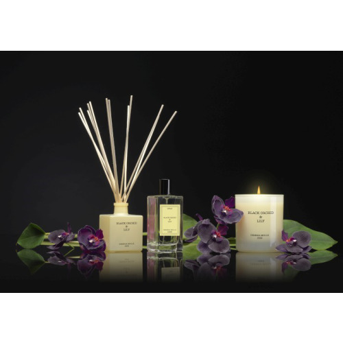 Świeca Premium 230g Black Orchid and Lily CERERIA MOLLA Beż  B3CM-5543 (1)