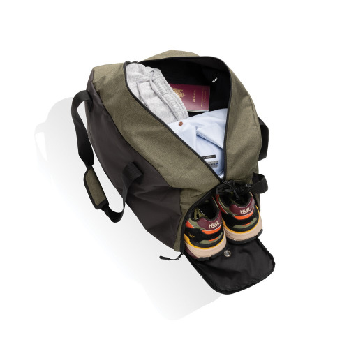 Torba sportowa, podróżna AWARE™ Kazu, RPET Zielony P707.207 (5)