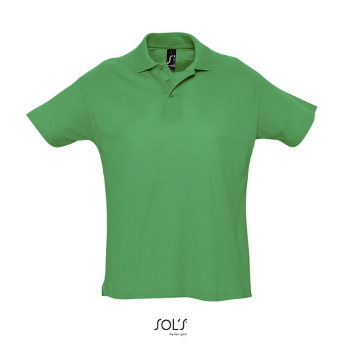 SUMMER II Męskie POLO 170g Zielony S11342-KG-XXL 