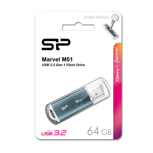 Pendrive Silicon Power Marvel M01 3,0 jasnoniebieski EG 810824 64GB (2)