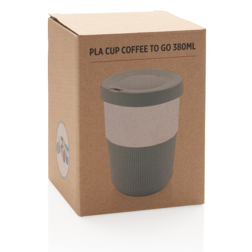 Kubek podróżny 380 ml Coffee to go z PLA Szary P432.832 (7)