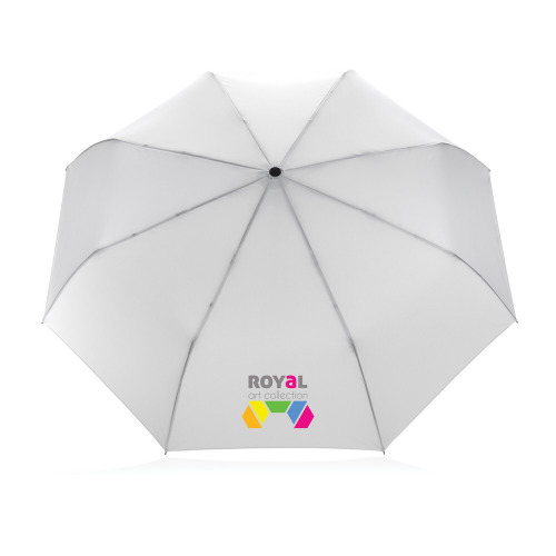 Bambusowy parasol automatyczny 21" Impact AWARE™ rPET Biały P850.613 (15)